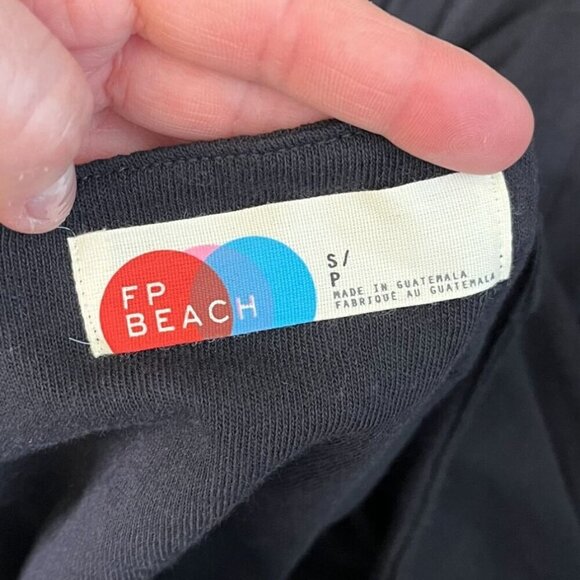 🆕 Free People Beach Madelyn Midi Dress Sleeveless in Black Size Small - Picture 6 of 11